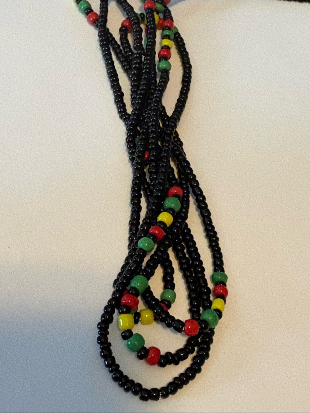 75: “Rasta Baby Rasta”📿💃🏽📿tie on Waistbead up to 50 in length Read for more info - Picture 5 of 6